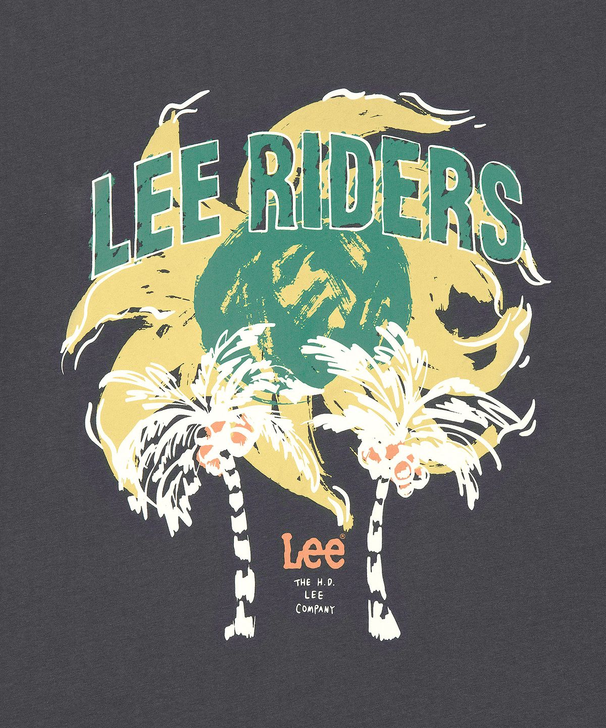 리(LEE) 썸머 그래픽 반팔 티셔츠 챠콜