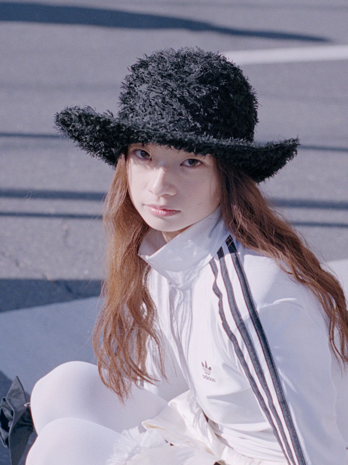 포에지담(POESIEDAME) BOHO FRINGE FEDORA IN BLACK