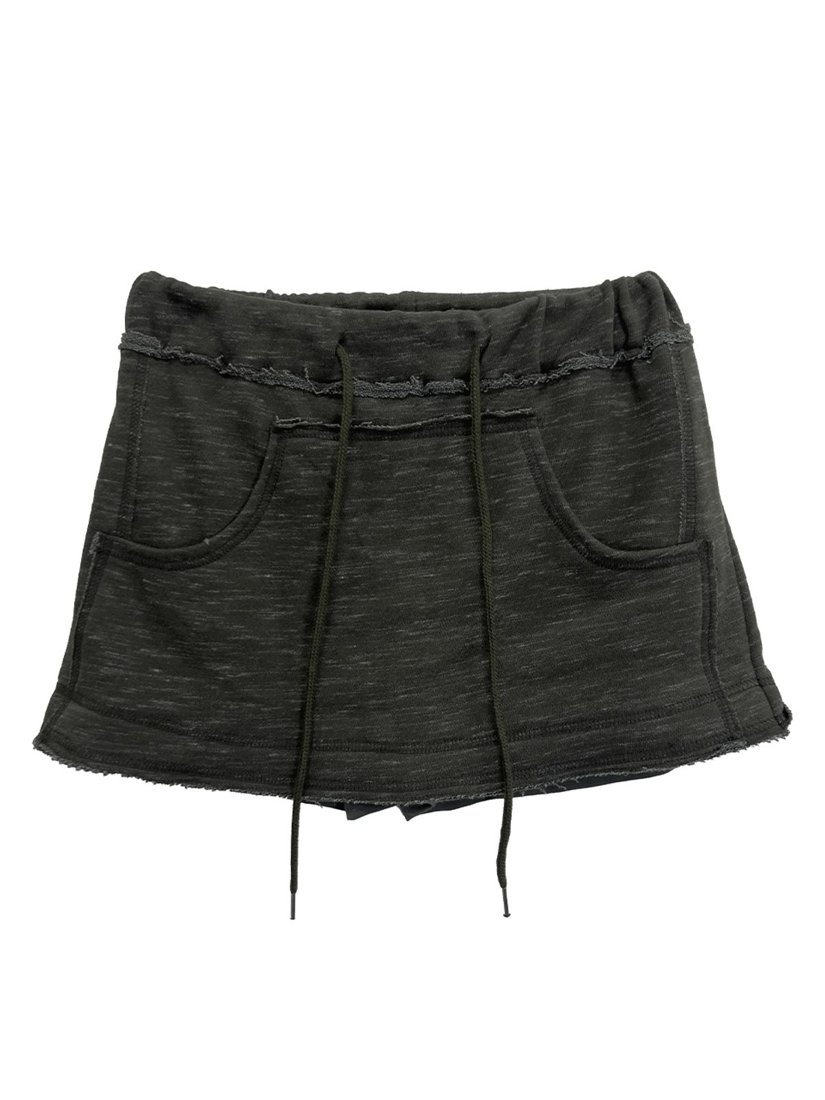 쎄쎄쎄(SETSETSET) HAZE SKIRT PANTS KHAKI