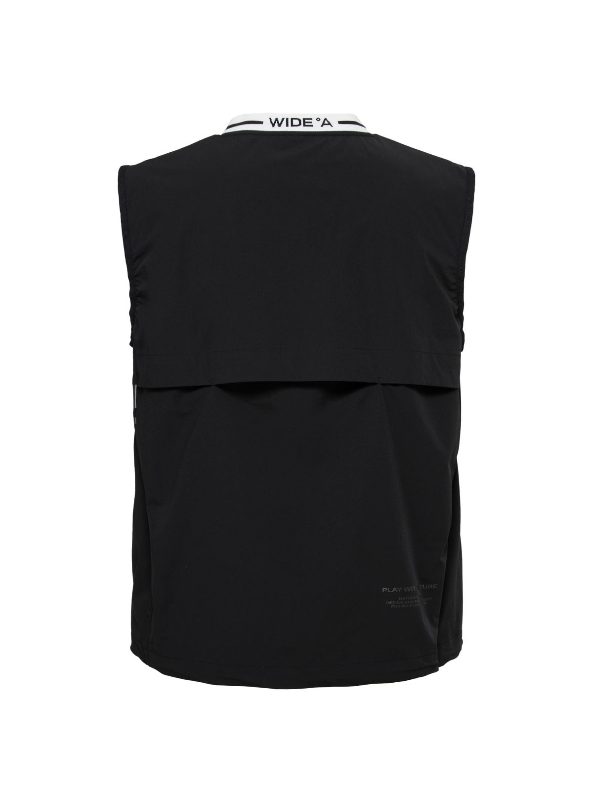 와이드앵글(WIDEANGLE) TO V넥 풀오버 베스트 M_Black