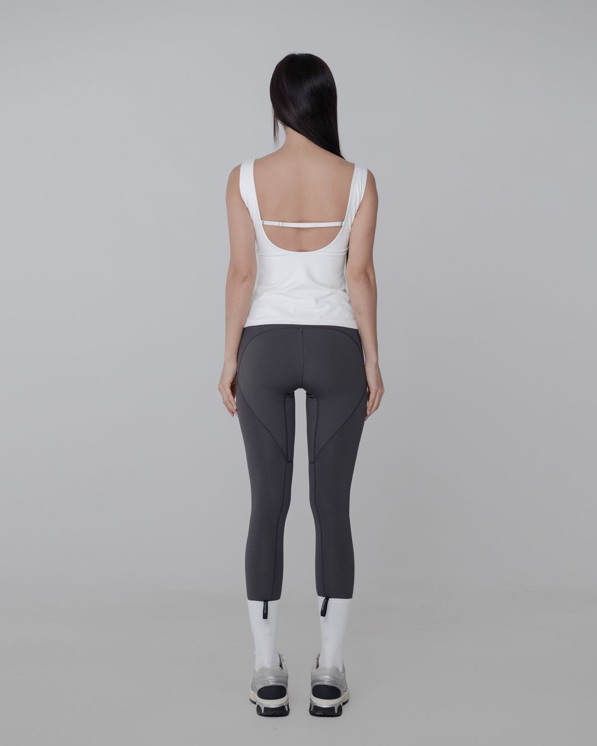 비나앤코(VINAANDCO) 9부 힙업레깅스 - 다크그레이 (XS/S/M/L/XL)