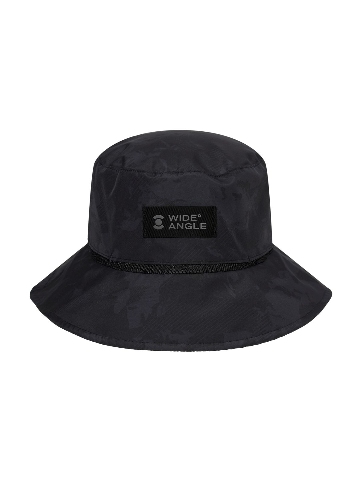 와이드앵글(WIDEANGLE) CO 올오버 프린트 와이드 햇_Black
