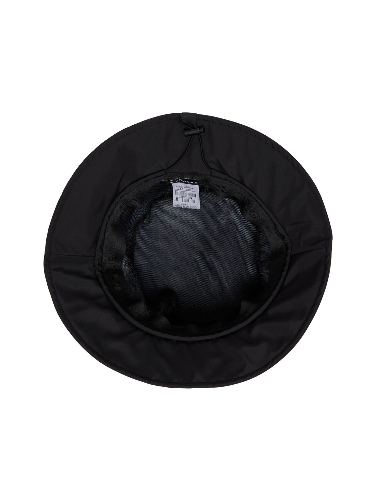 와이드앵글(WIDEANGLE) CO 올오버 프린트 와이드 햇_Black
