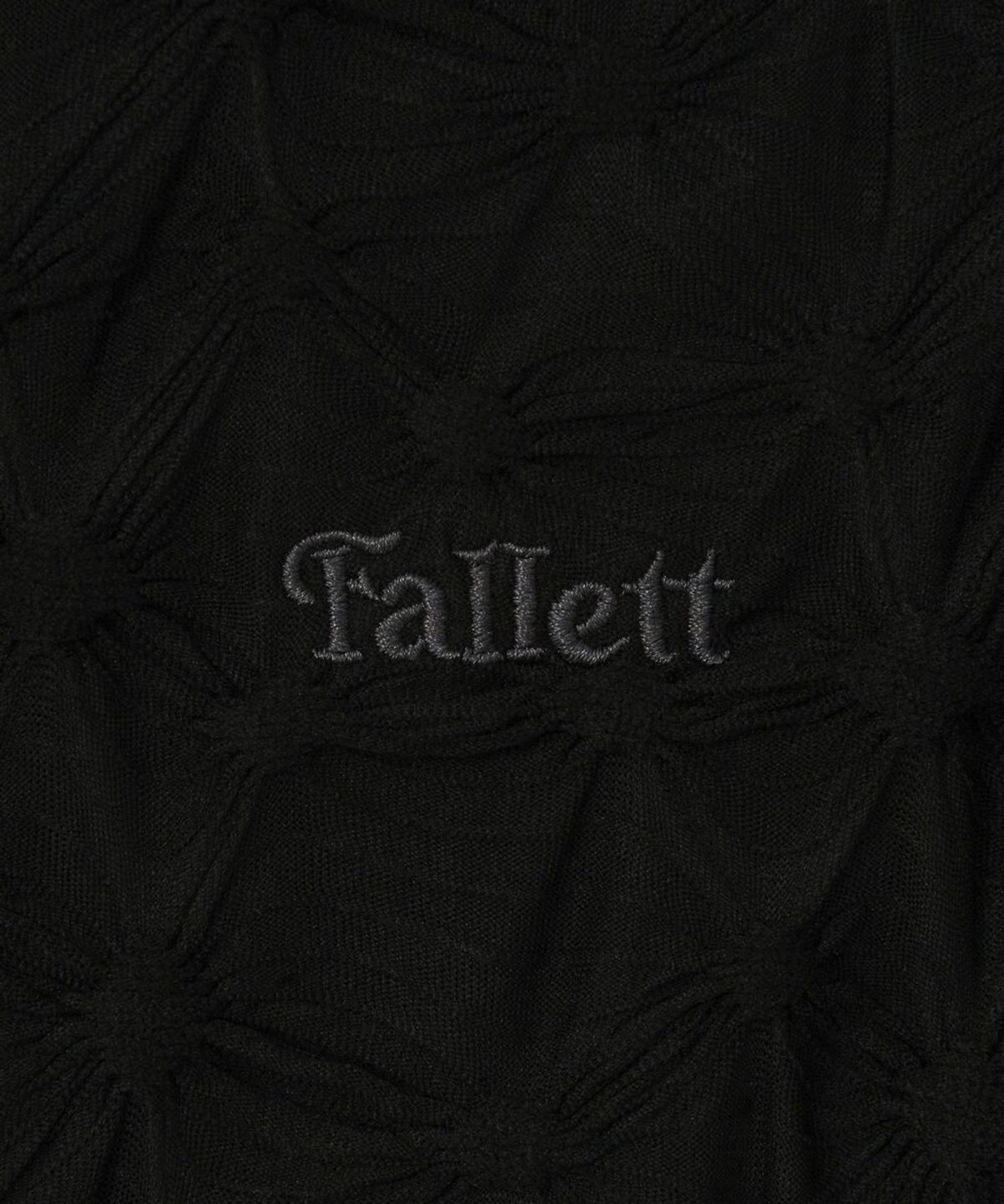 팔렛(FALLETT) 스모킹 반팔티 블랙