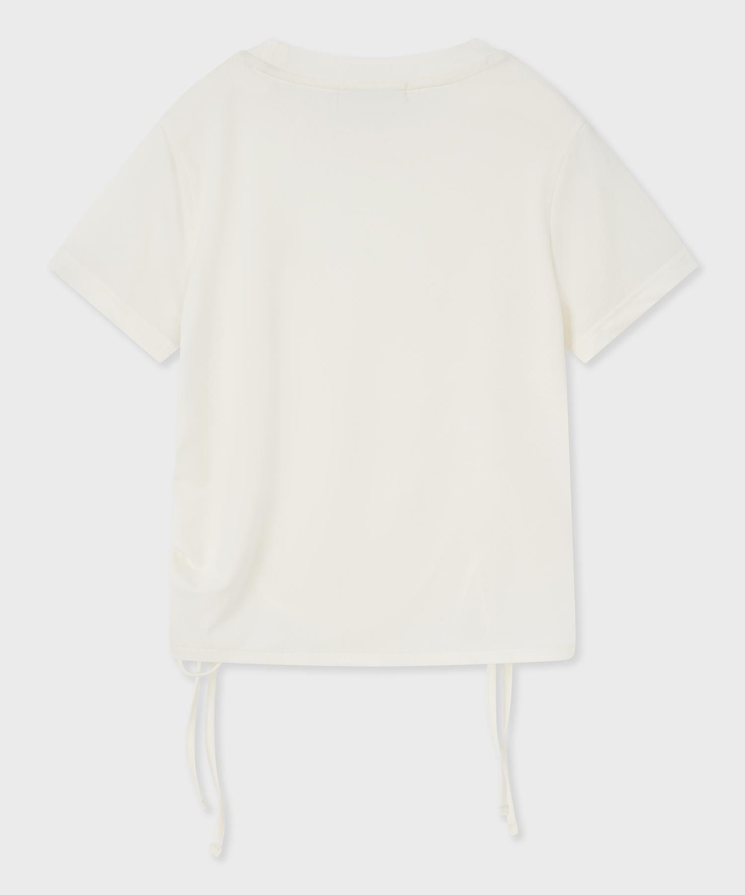 [FALLETT] UNBALANCE SHIRRING TOP /追跡付 MUSINSA公式 | FALLETT Unbalanced shirring top ivory