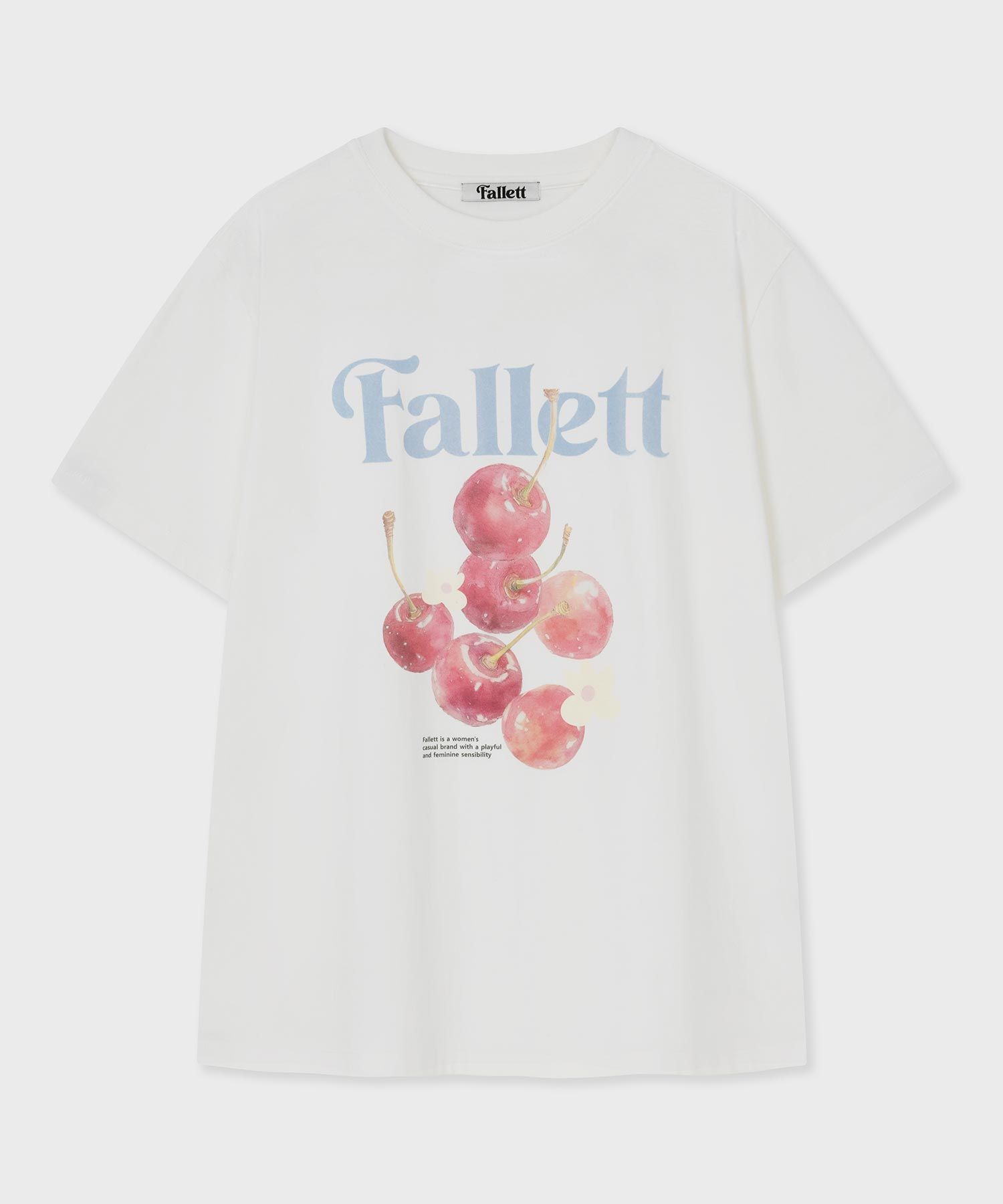 Tシャツ・カットソー FALLETT Cherry Print Overfit Short Sleeve T-shirt 5SH098 MUSINSA | FALLETT Cherry Print Overfit Short Sleeve T-shirt