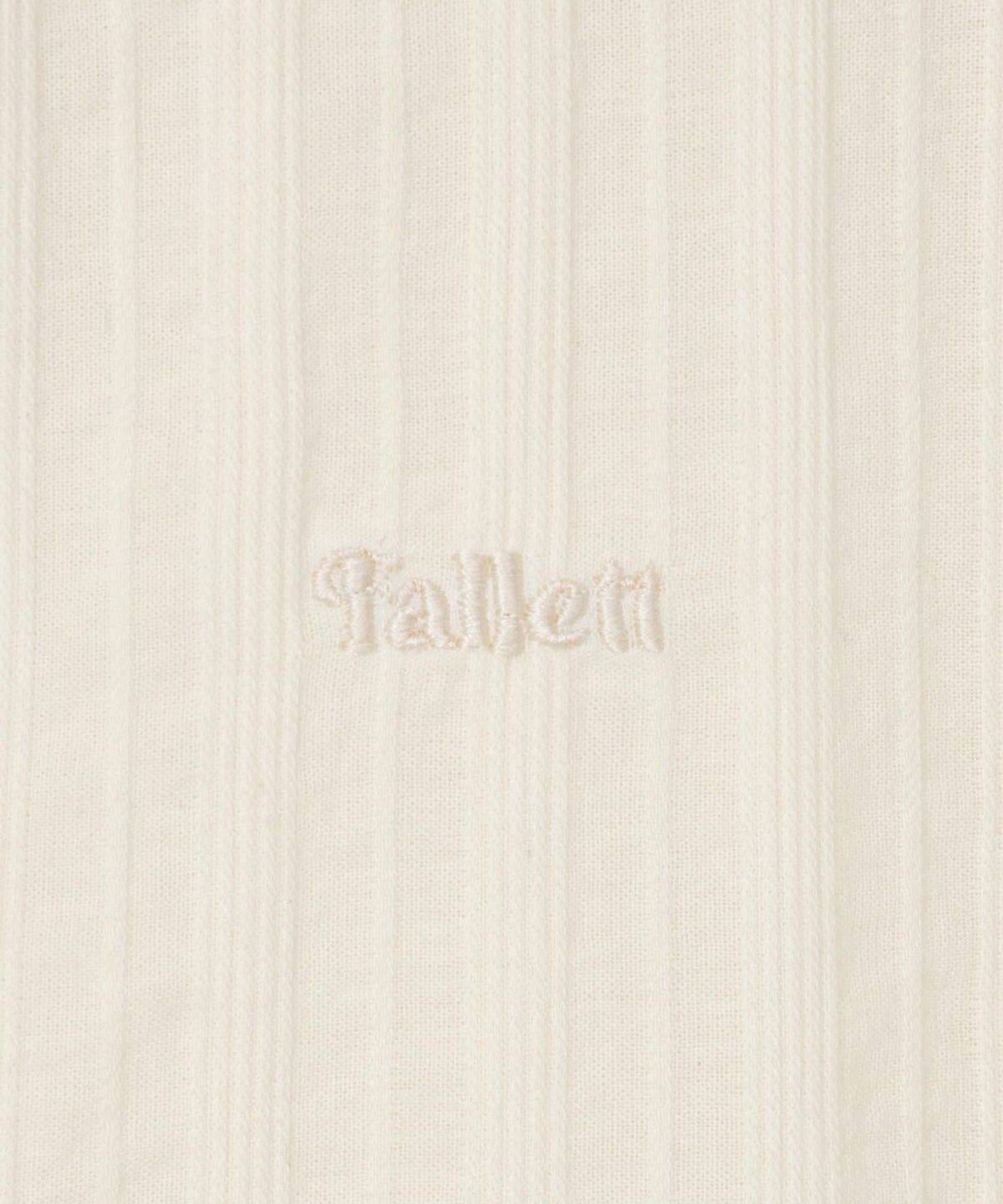 팔렛(FALLETT) 베이직 반팔 셔츠 크림