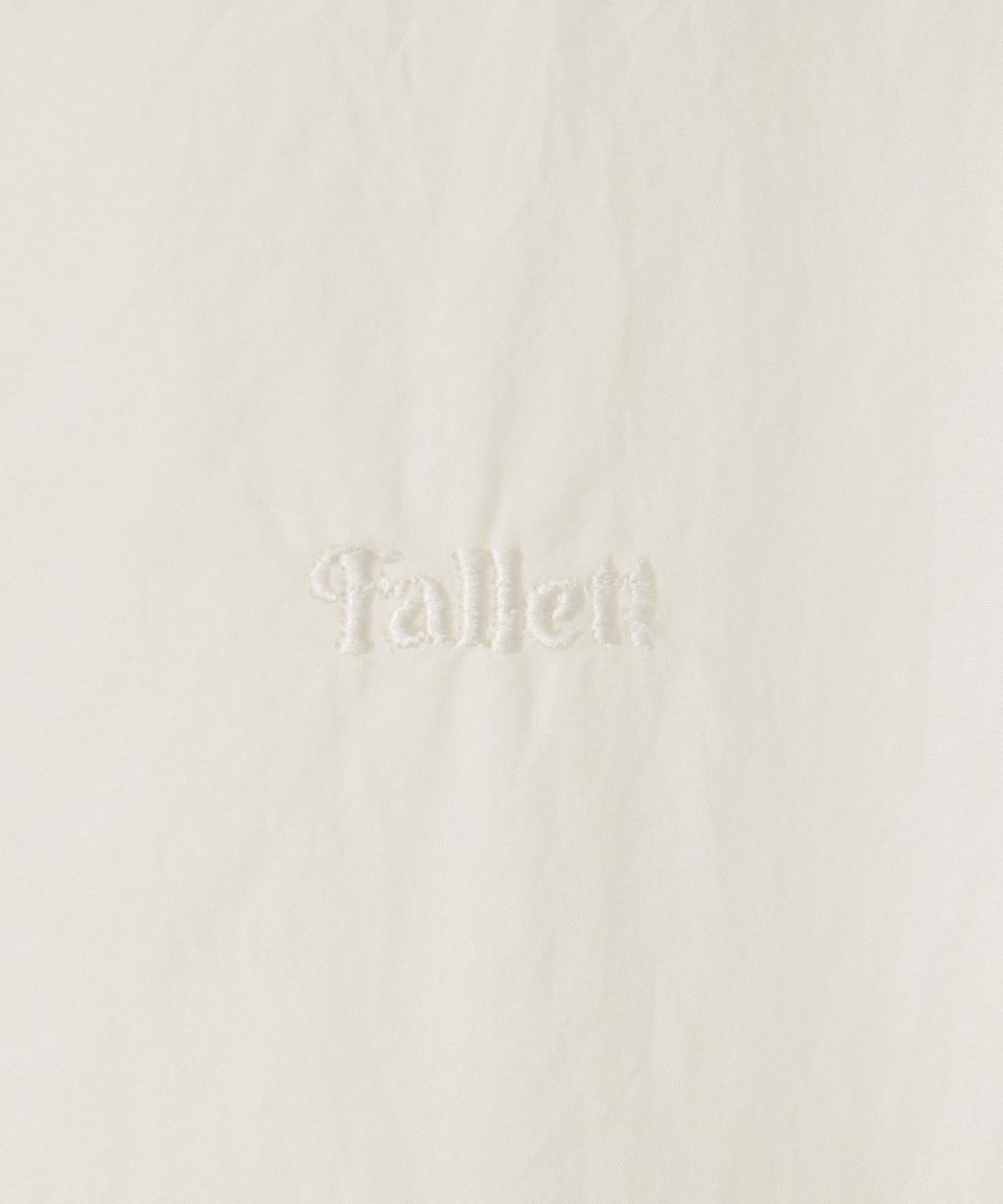 팔렛(FALLETT) 베이직 반팔 셔츠 아이보리