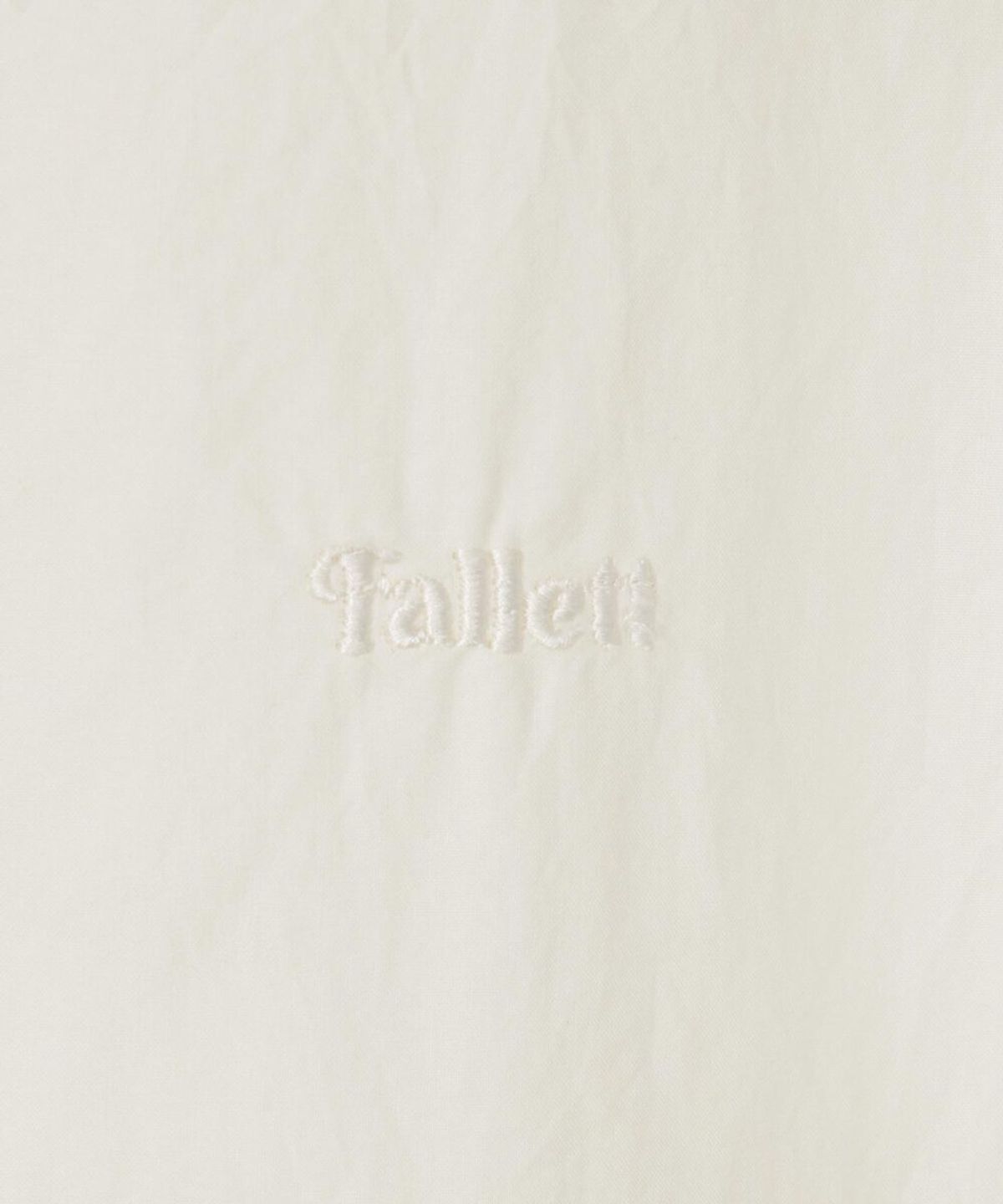 팔렛(FALLETT) 베이직 반팔 셔츠 아이보리