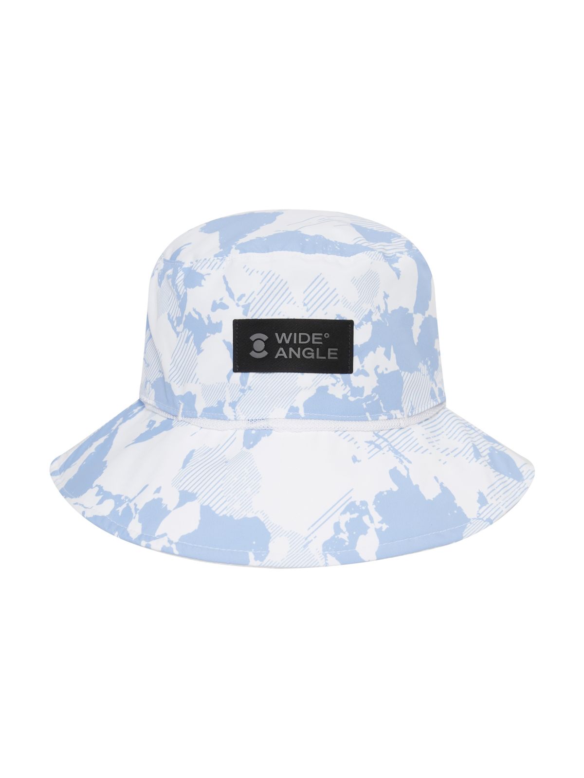 와이드앵글(WIDEANGLE) CO 올오버 프린트 와이드 햇_White