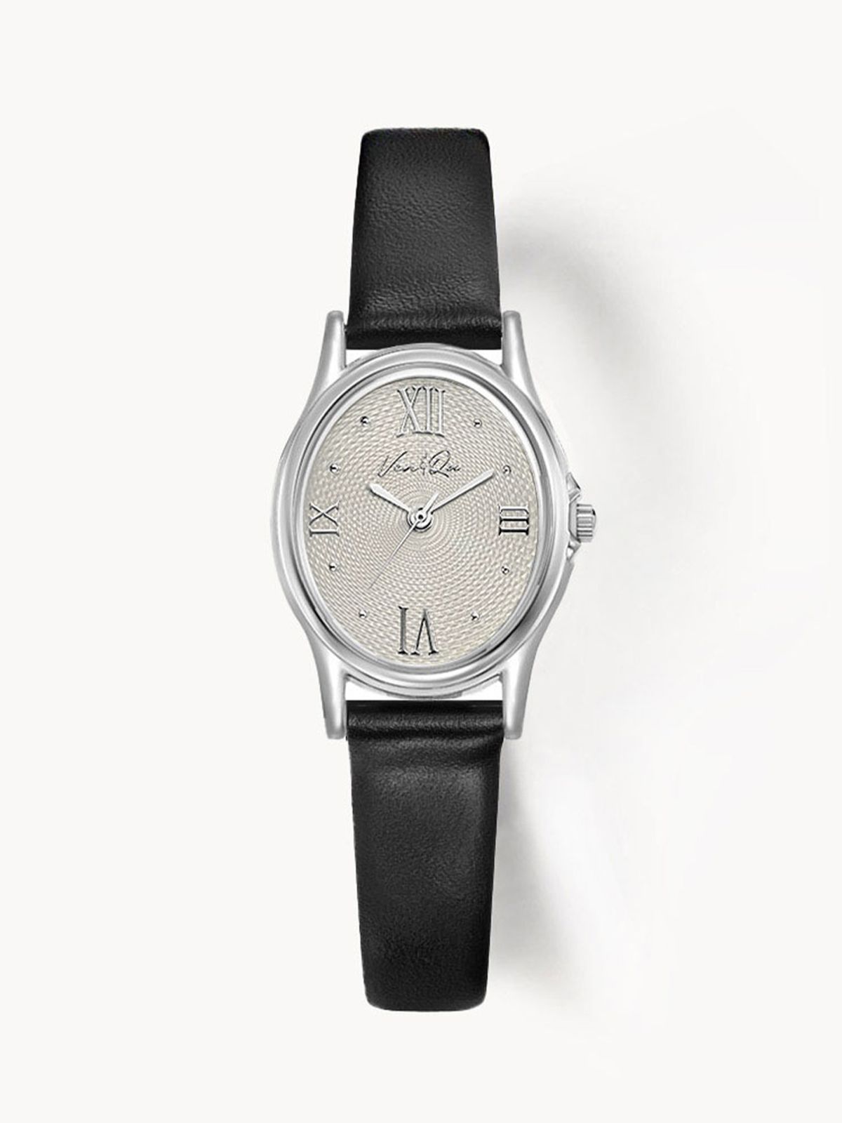 벤앤쿠(VENANDQU) Gem-Silver/Taupe (Black leather)