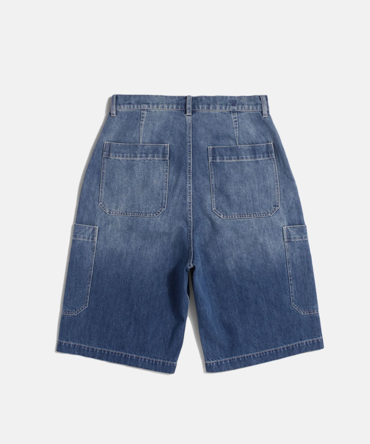 피도디도(FIDO DIDO) Cat Brush Washed Bermuda Pants Mid Washed