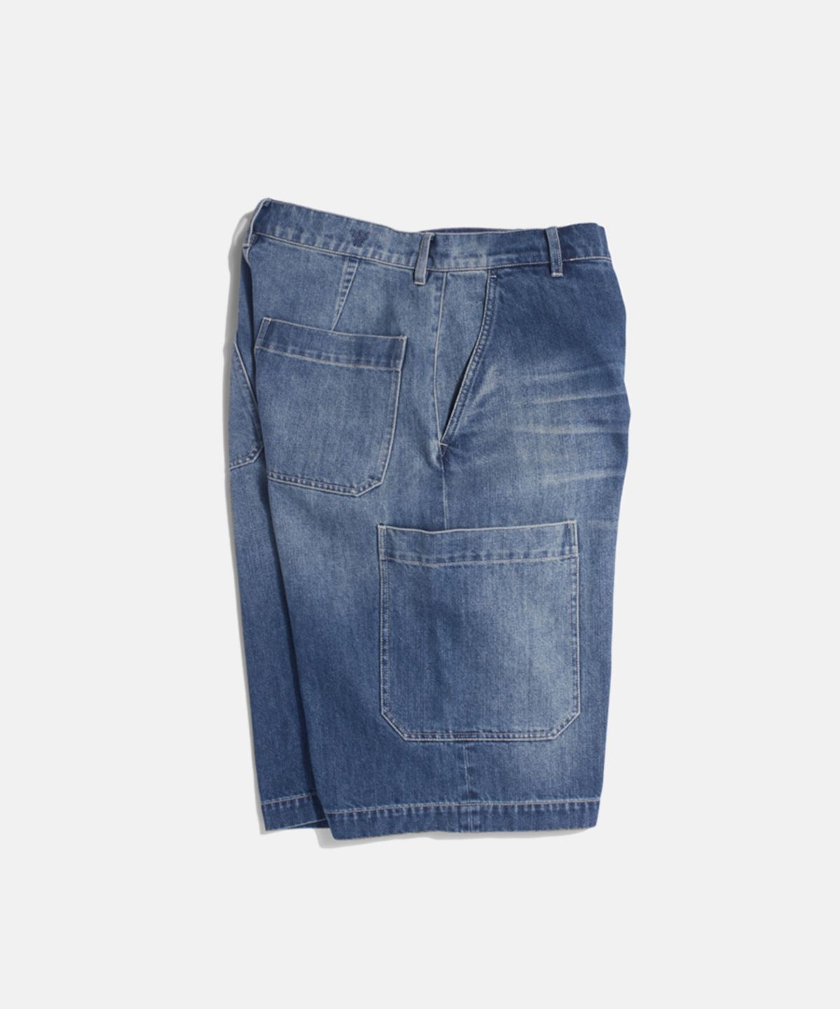 피도디도(FIDO DIDO) Cat Brush Washed Bermuda Pants Mid Washed