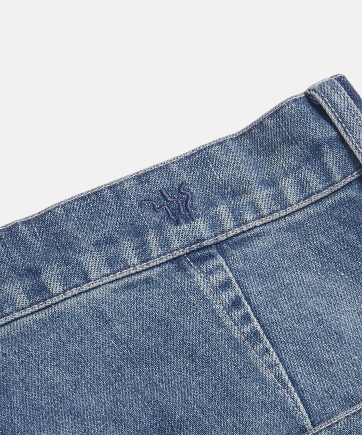피도디도(FIDO DIDO) Cat Brush Washed Bermuda Pants Mid Washed