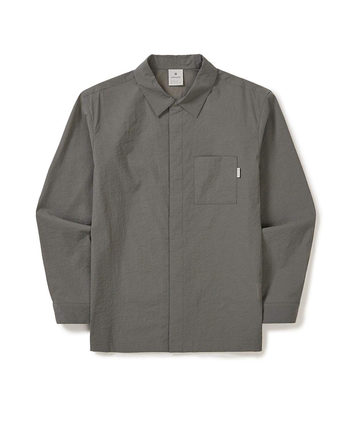 스노우피크 어패럴(SNOWPEAK APPAREL) 미닛 긴팔 셔츠 (S25MMFSH72) Dark Gray