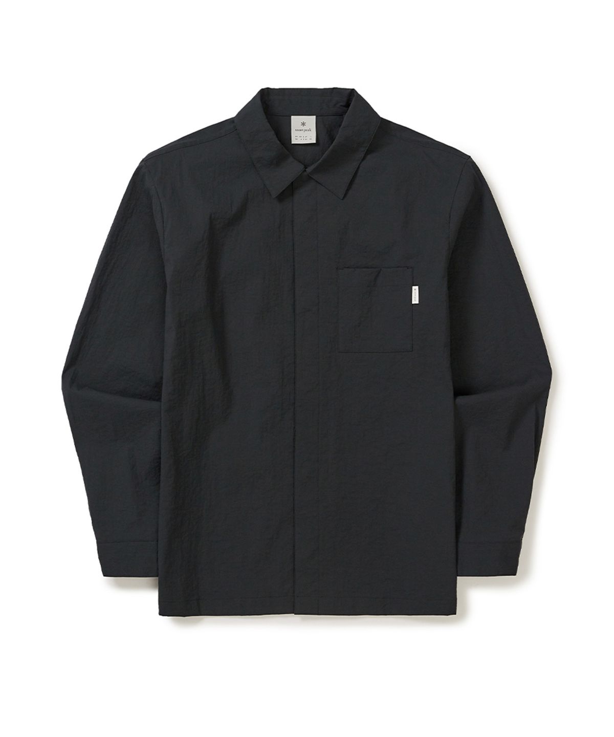 스노우피크 어패럴(SNOWPEAK APPAREL) 미닛 긴팔 셔츠 (S25MMFSH72) Dark Charcoal