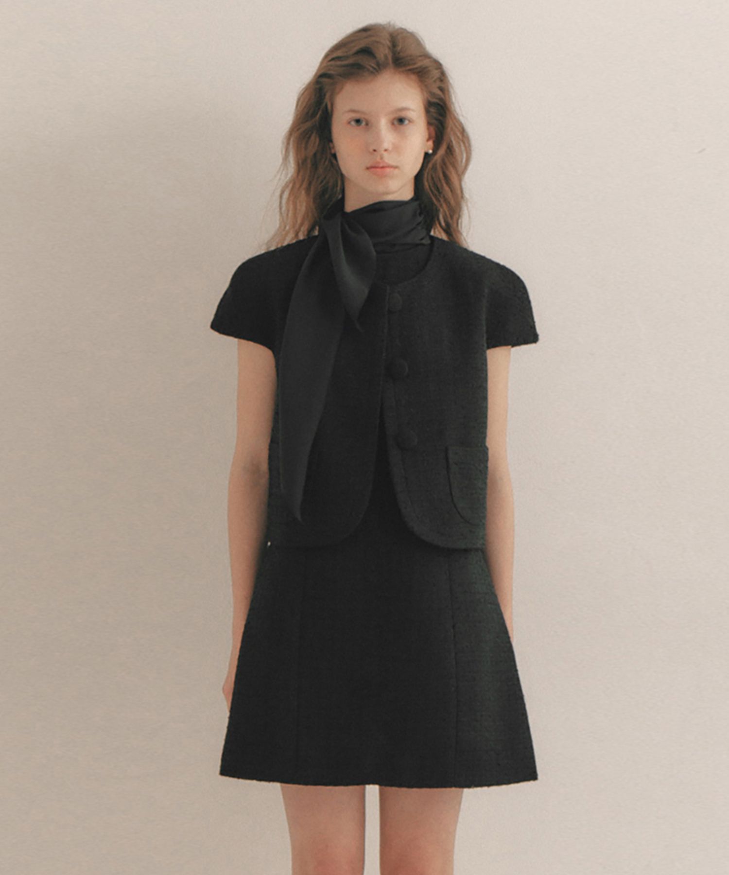 ワンピース FLOWOOM Scarf Bustier Dress(2color) Scarf Bustier Dress(2color) - FLOWOOM