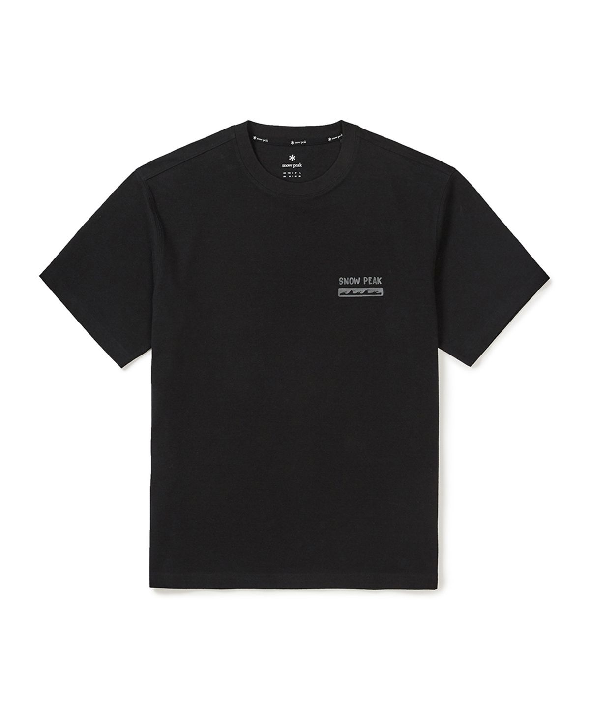 스노우피크 어패럴(SNOWPEAK APPAREL) 소로나 썸머 반팔 티셔츠 (S25MMFTS10) Black