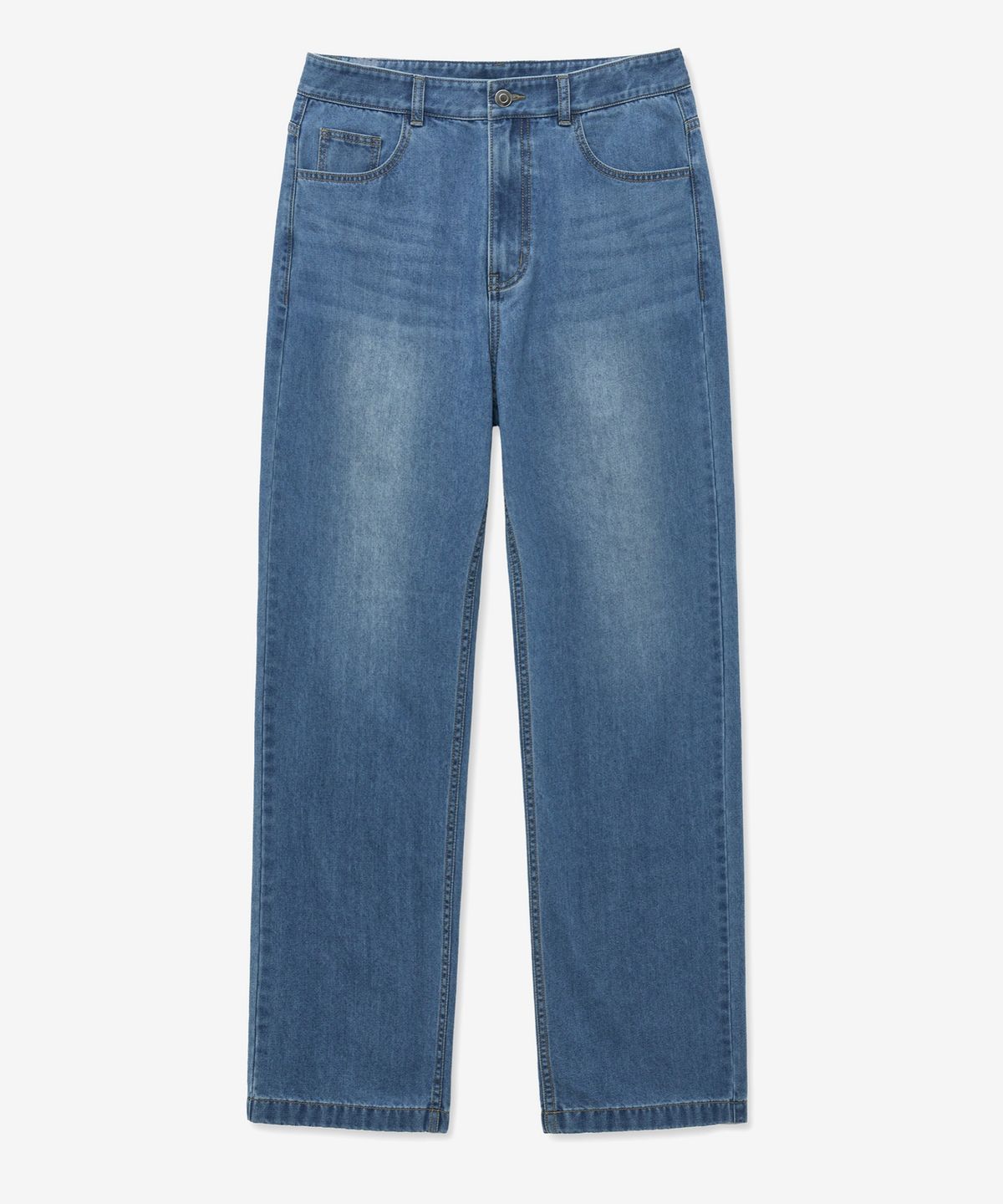 티엔지티(TNGT) Lot.872s Semi-Wide Summer Denim Pants (Washed Blue) TNPA5E201B3