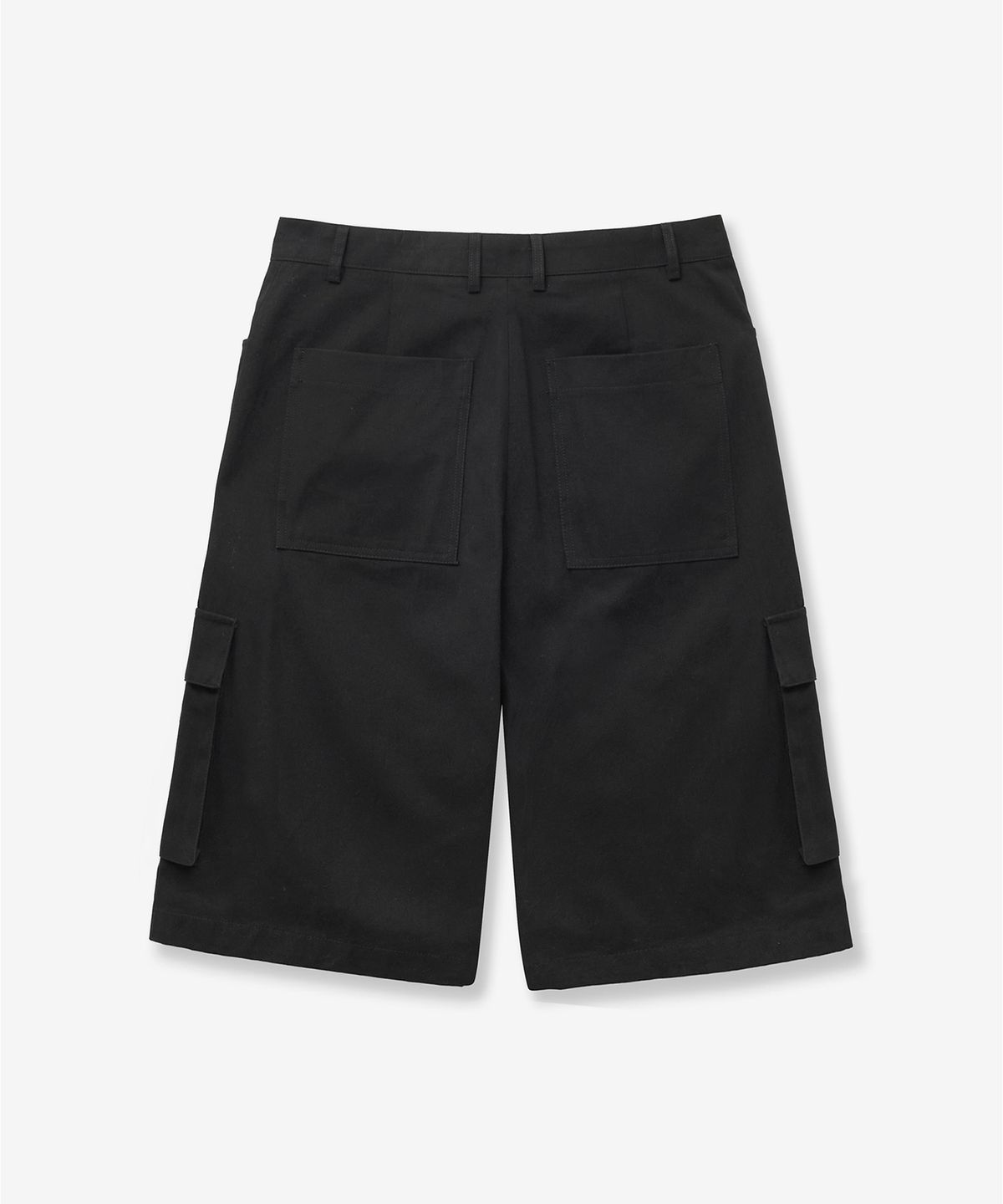 티엔지티(TNGT) Cotton Cargo Bermuda Pants (Black) TNPA5E202BK