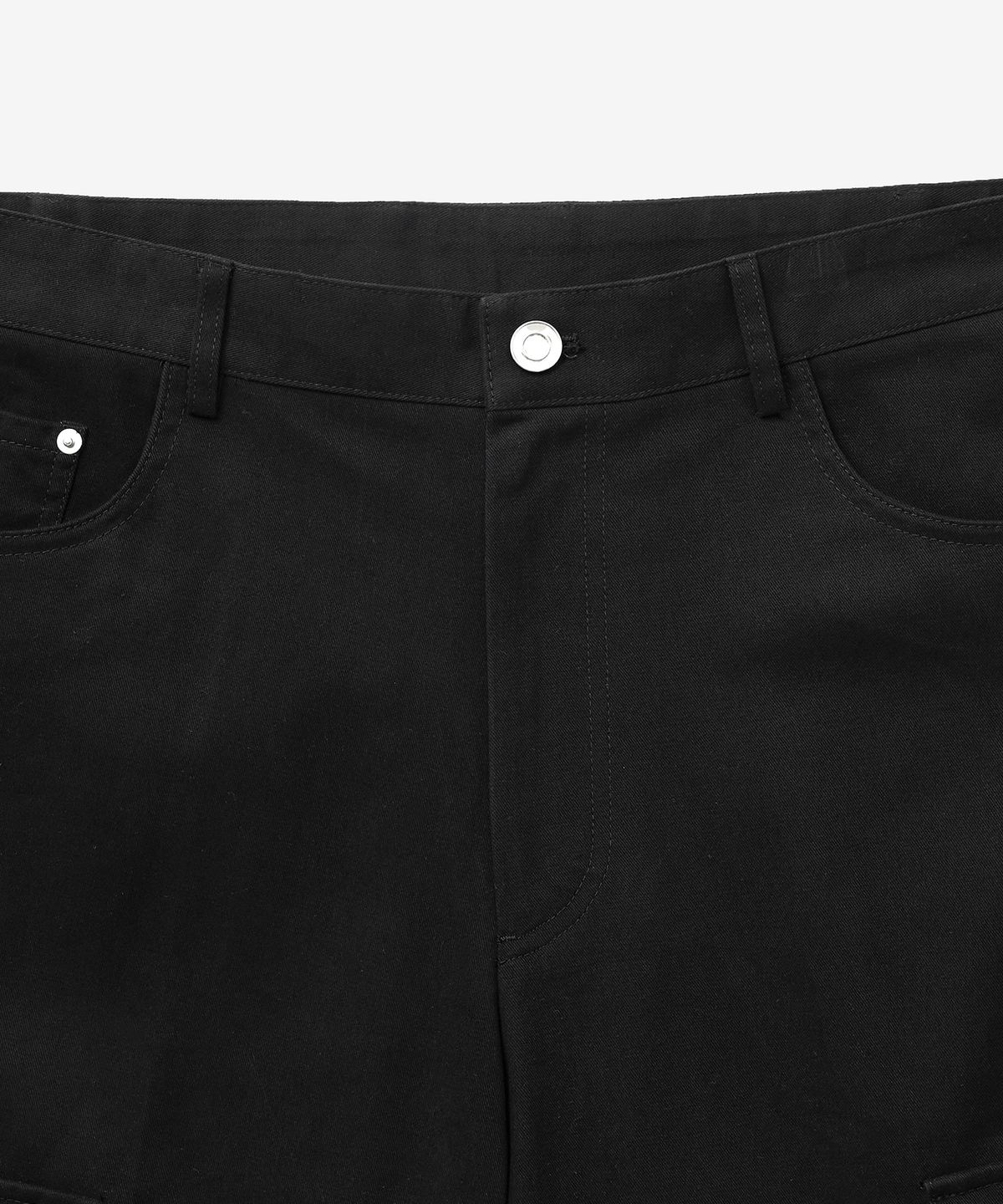 티엔지티(TNGT) Cotton Cargo Bermuda Pants (Black) TNPA5E202BK