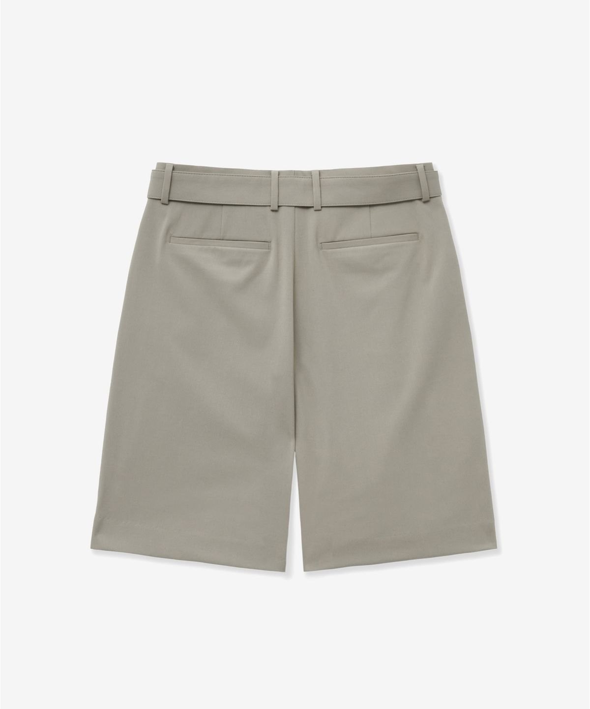 티엔지티(TNGT) Belted Wide Shorts (Light Beige) TNPA5E207I2