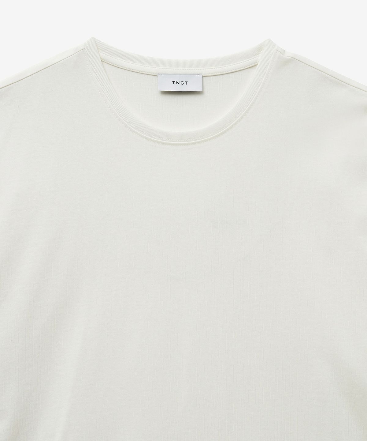 티엔지티(TNGT) Essential Round Neck T-Shirt (Light Beige) TNTS5E206I2