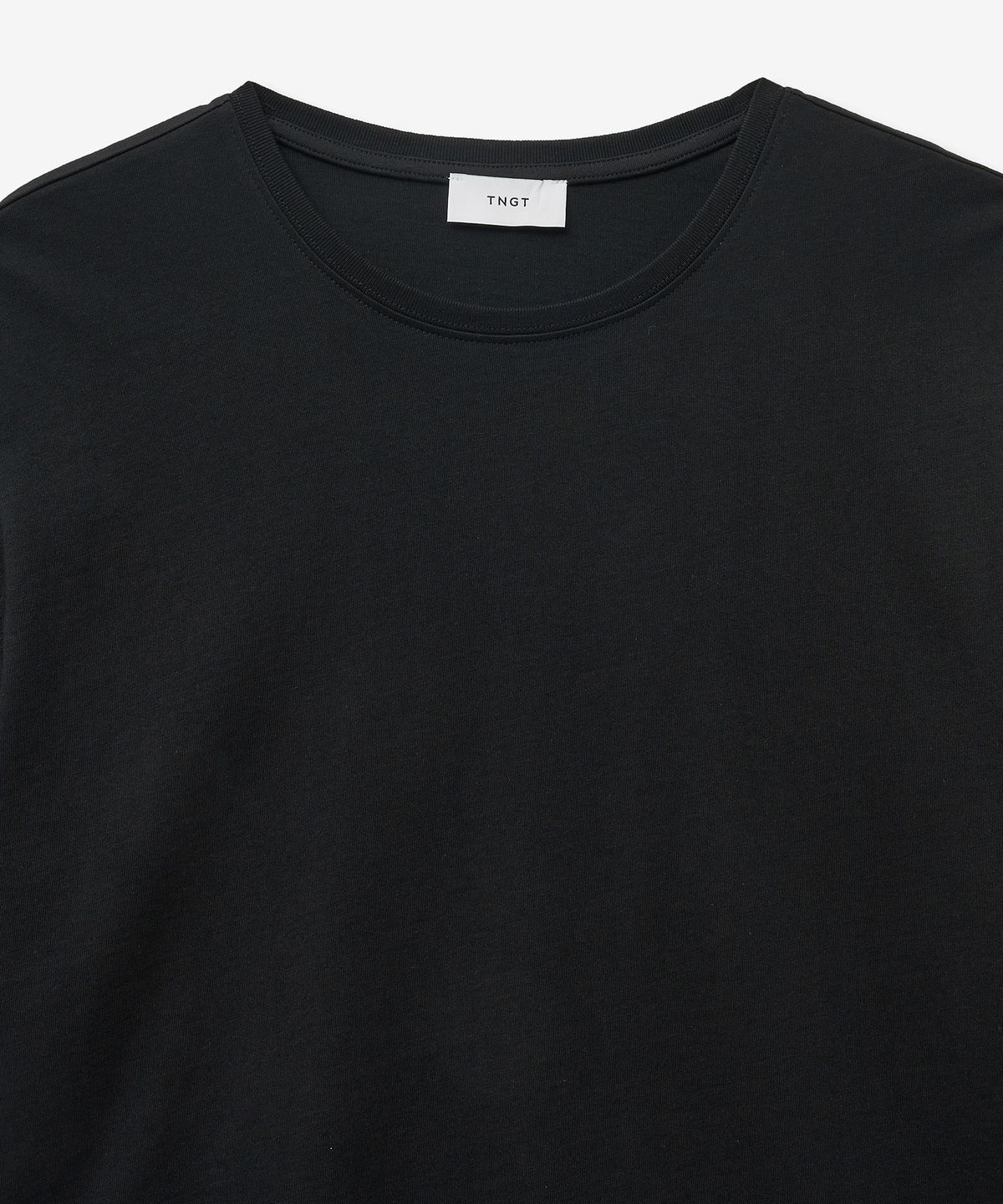 티엔지티(TNGT) Essential Round Neck T-Shirt (Black) TNTS5E206BK