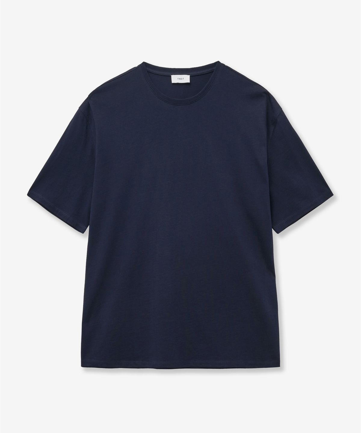 티엔지티(TNGT) Essential Round Neck T-Shirt (Navy) TNTS5E206N2