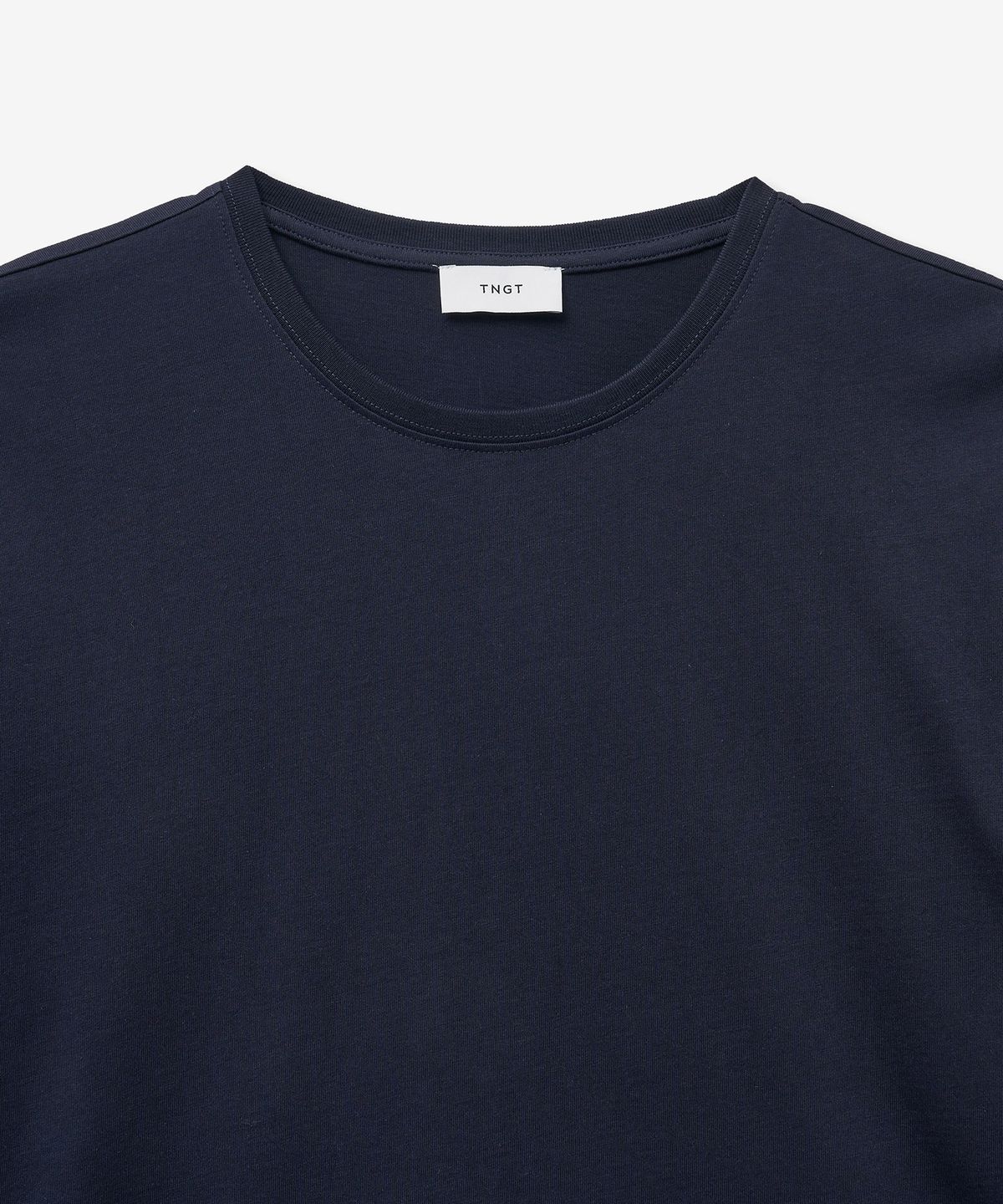 티엔지티(TNGT) Essential Round Neck T-Shirt (Navy) TNTS5E206N2