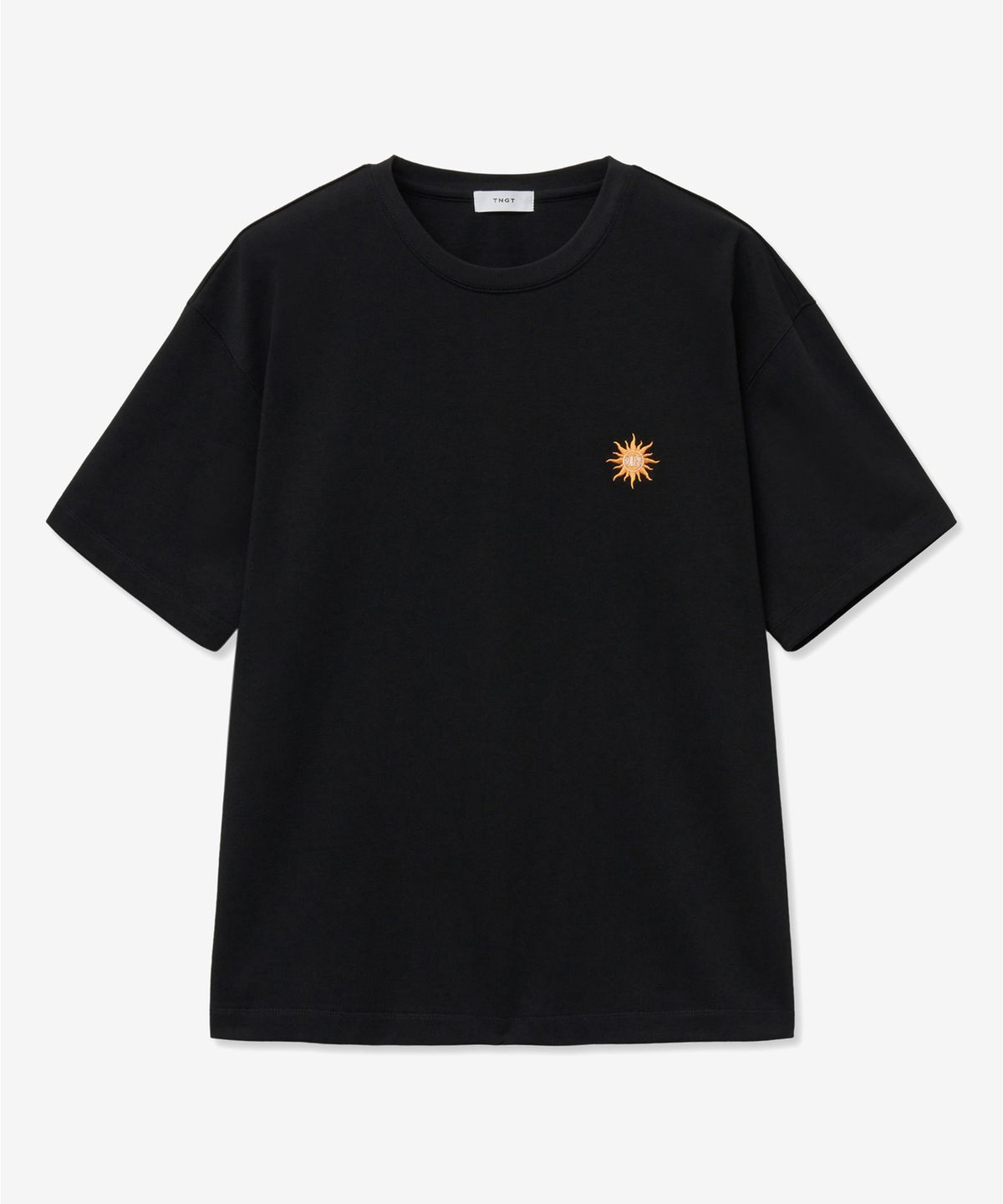 티엔지티(TNGT) Embroidery Logo T-Shirt (Black) TNTS5E209BK