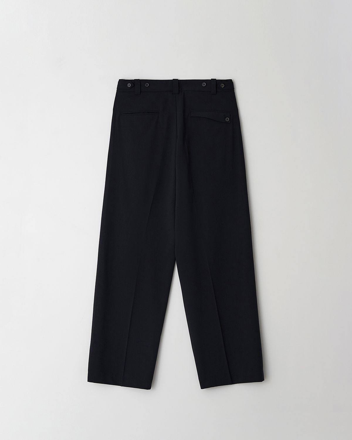 애프터웨이브(AFTERWAVE) Popple Trousers Navy