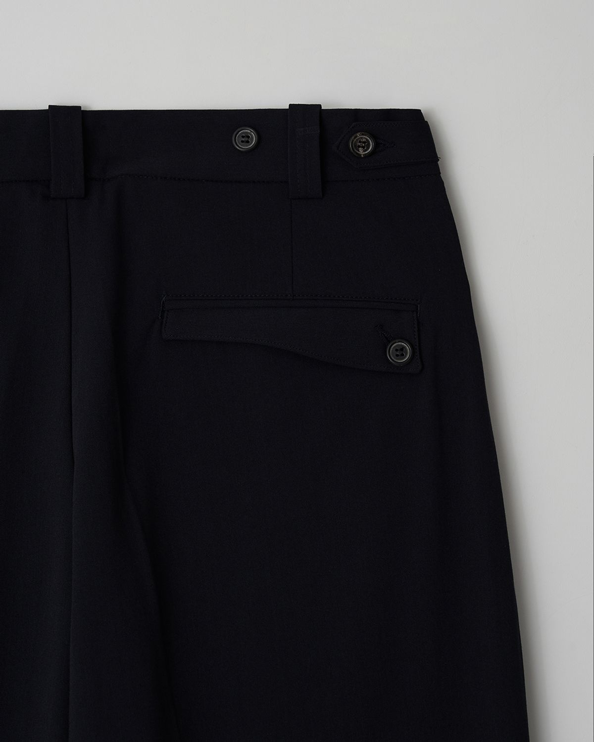 애프터웨이브(AFTERWAVE) Popple Trousers Navy