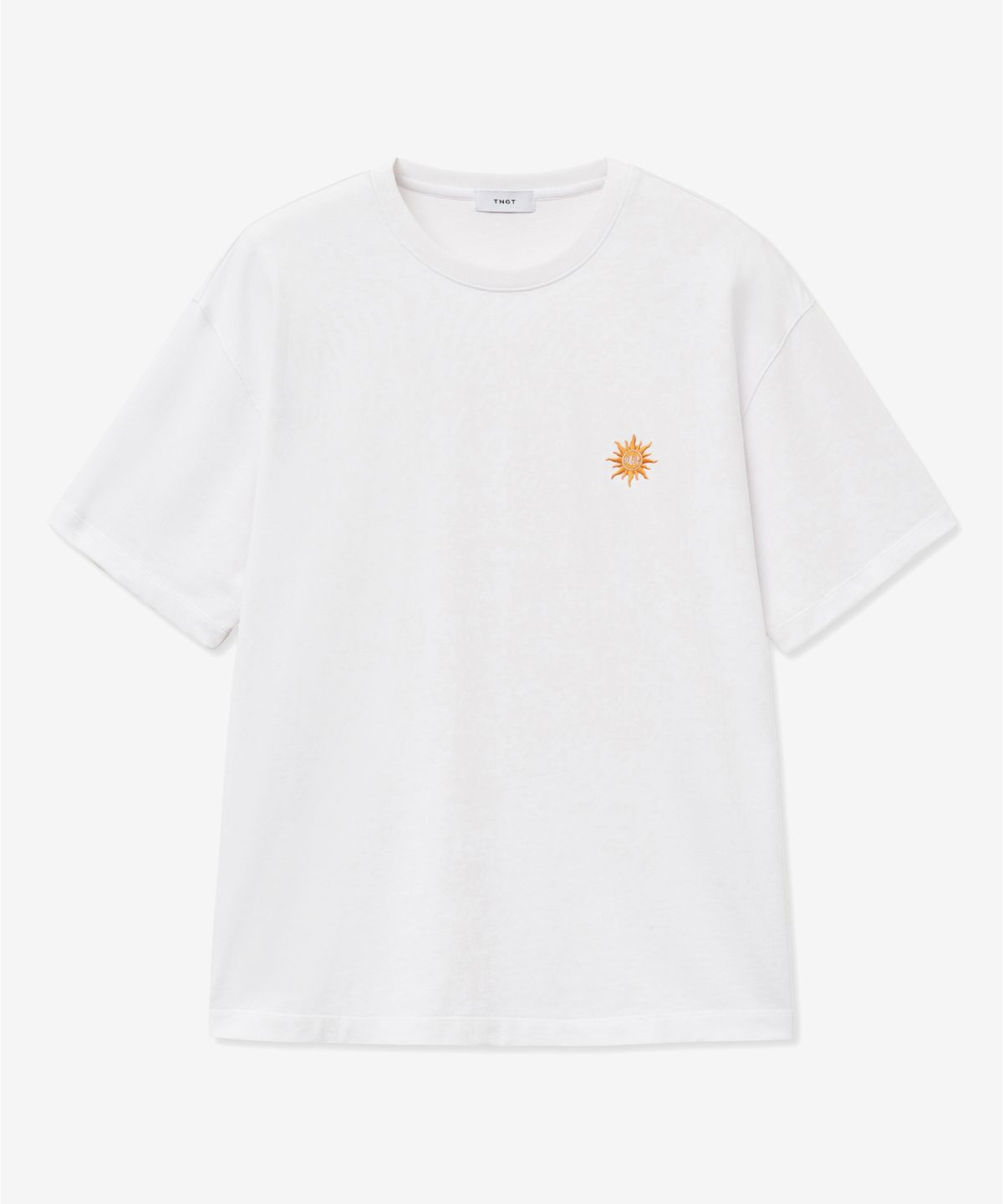 티엔지티(TNGT) Embroidery Logo T-Shirt (White) TNTS5E209WT