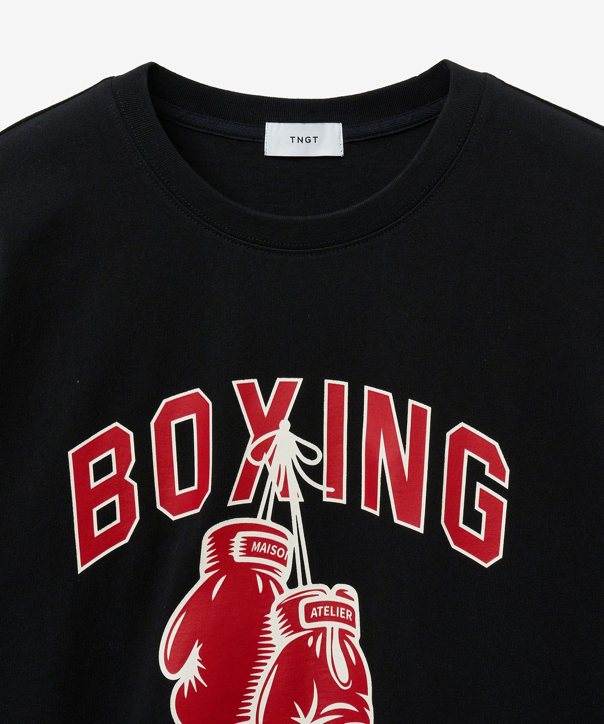 티엔지티(TNGT) Boxing Graphic T-Shirt (Black) TNTS5E210BK