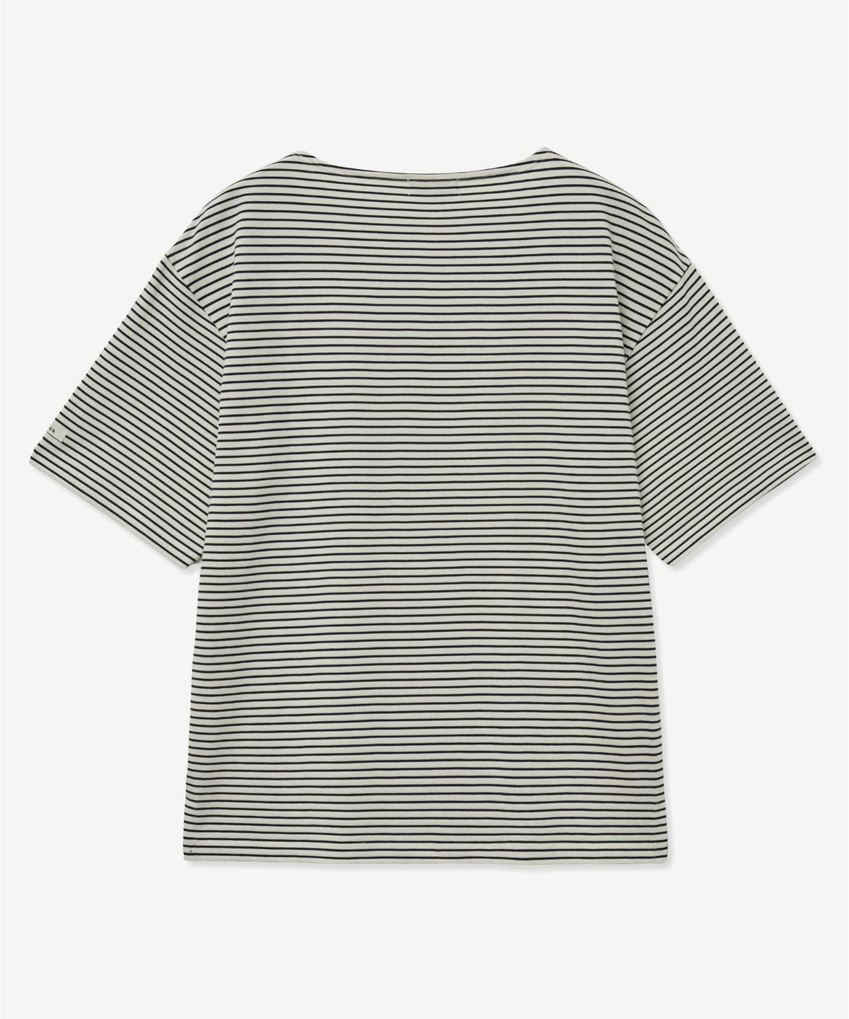 티엔지티(TNGT) Stripe Boat Neck T-Shirt (White) TNTS5E213WT