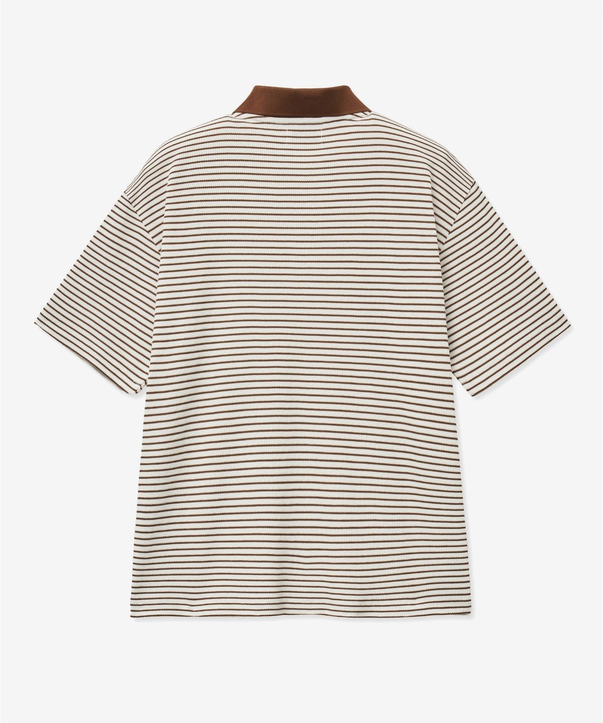 티엔지티(TNGT) Stripe Polo Shirt (Brown) TNTS5E203W2