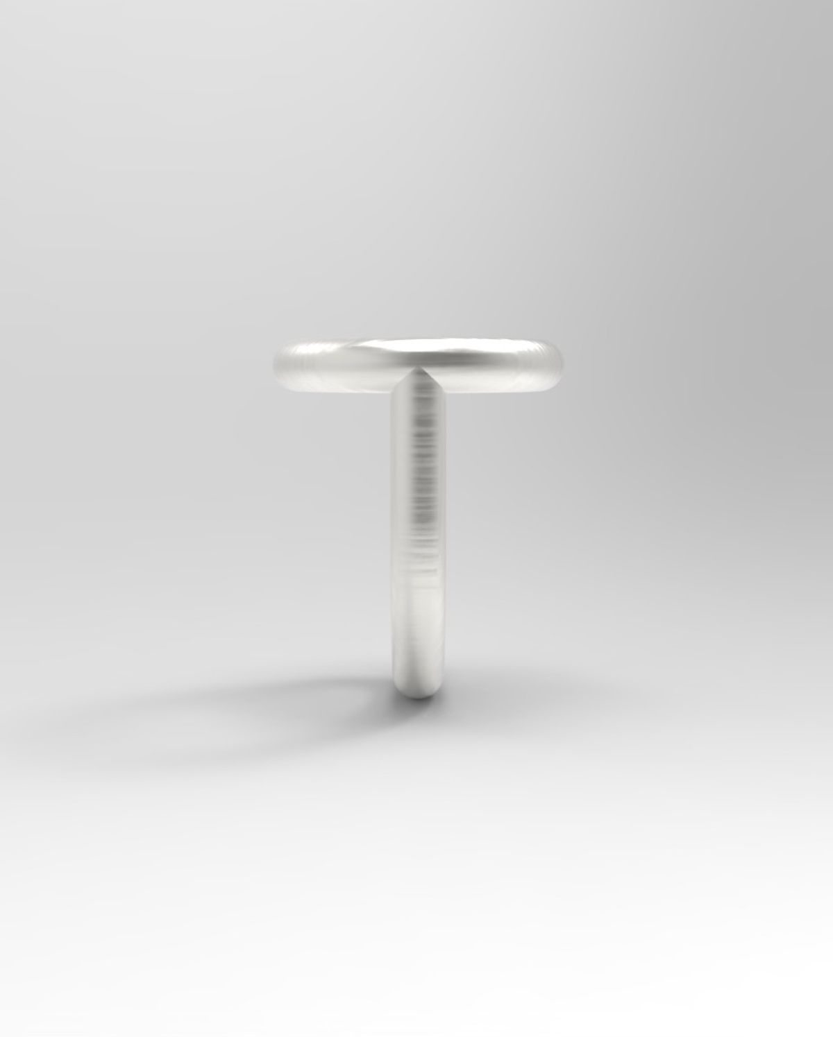 르네오브제(RENEOBJET) VEL INTERLOCKING RING [STERLING SILVER] 타원 링 925 실버 도형 반지