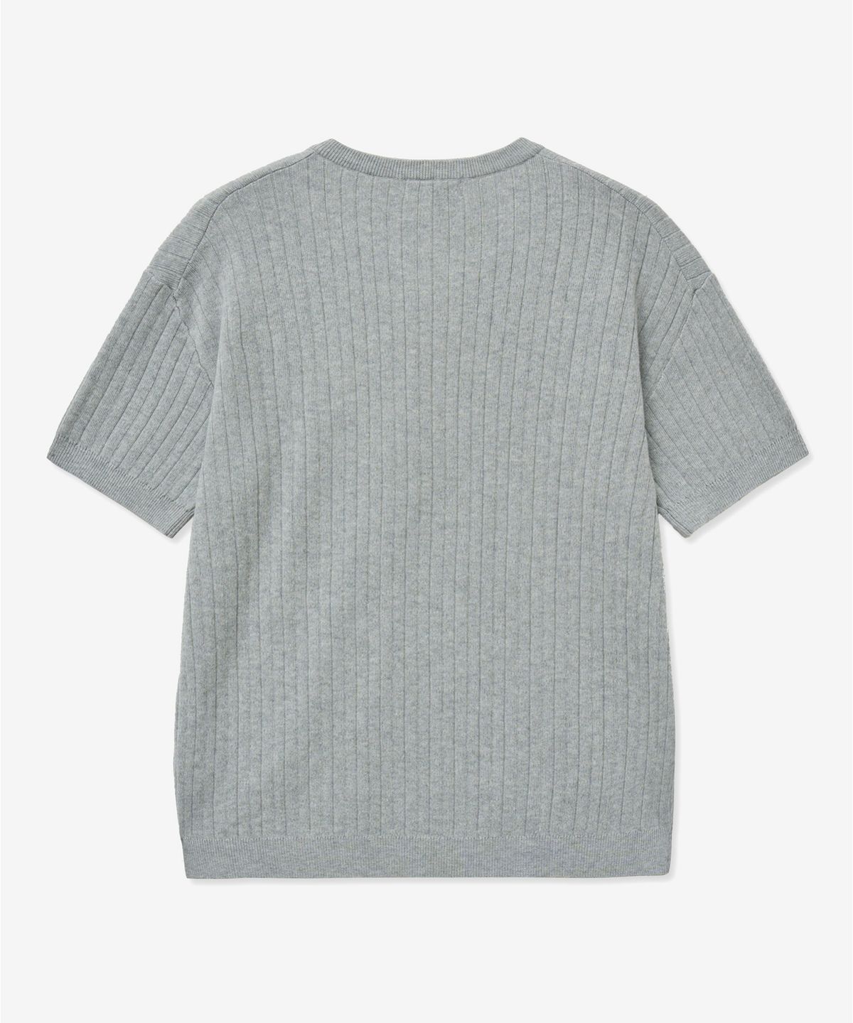 티엔지티(TNGT) Compact Henley Neck Knit Top (Gray) TNSW5E201G2