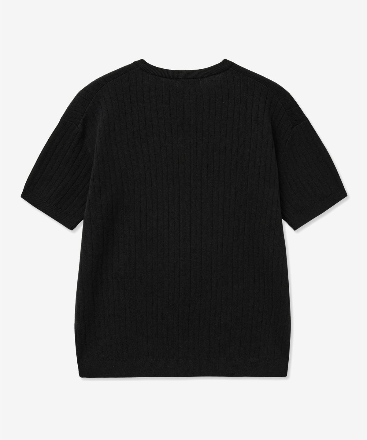 티엔지티(TNGT) Compact Henley Neck Knit Top (Black) TNSW5E201BK