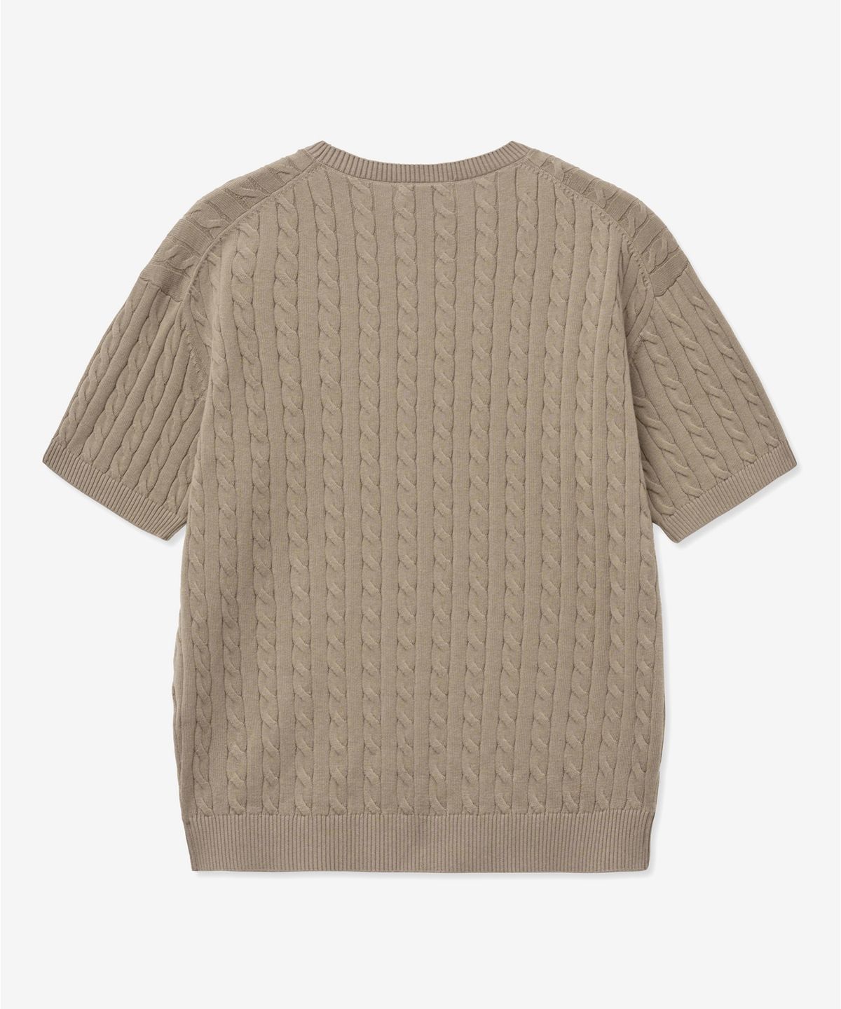 티엔지티(TNGT) Essential Cable Knit Top (Tan Beige) TNSW5E204I2