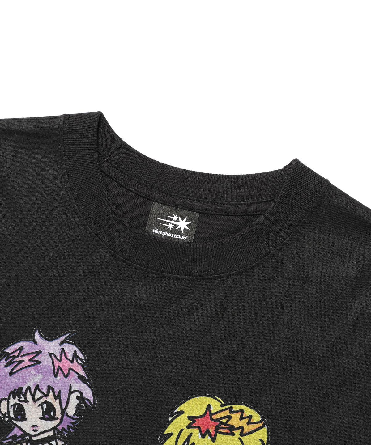 나이스고스트클럽(NICEGHOSTCLUB) [X SOULPUSSSY CAT]GHOSTSOULGIRL BIG BIG TEE_BLACK(NG2FMUT511A)