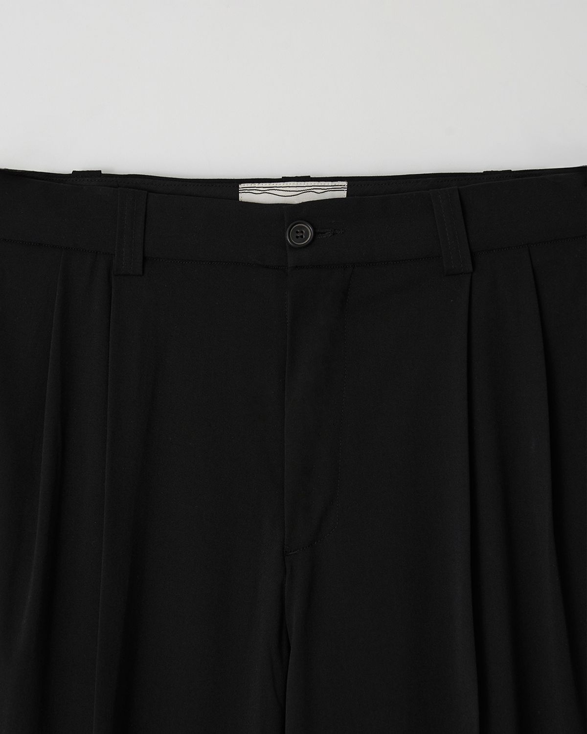 애프터웨이브(AFTERWAVE) Popple Trousers Black