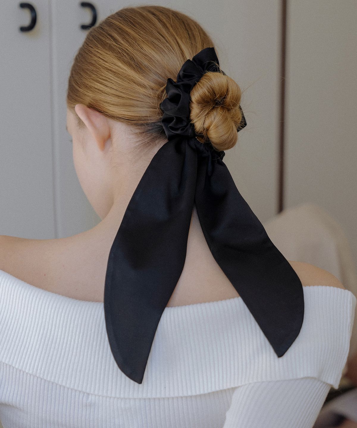 하스(HAS) HLD019 Long tie hair scrunchie