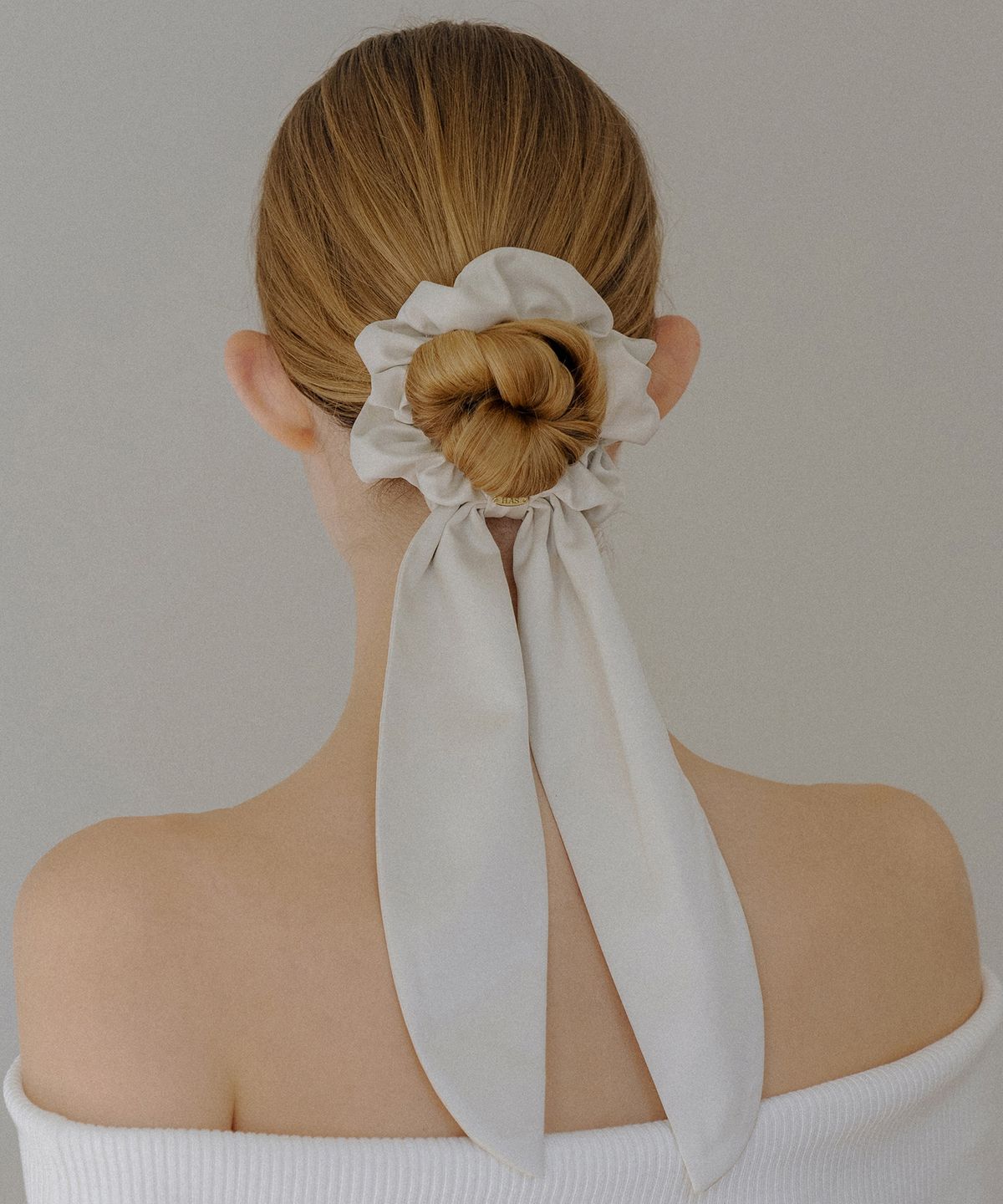 하스(HAS) HLD019 Long tie hair scrunchie