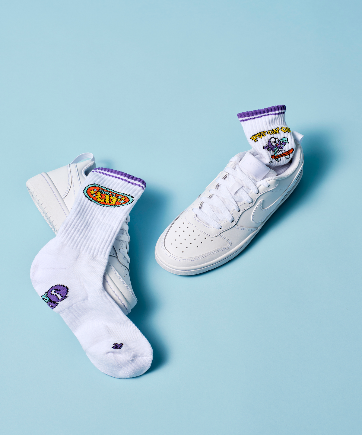오드삭스(ODDSOCKS) [2PACK] 쿨맥스 스트리트 크루 삭스 4종 택2