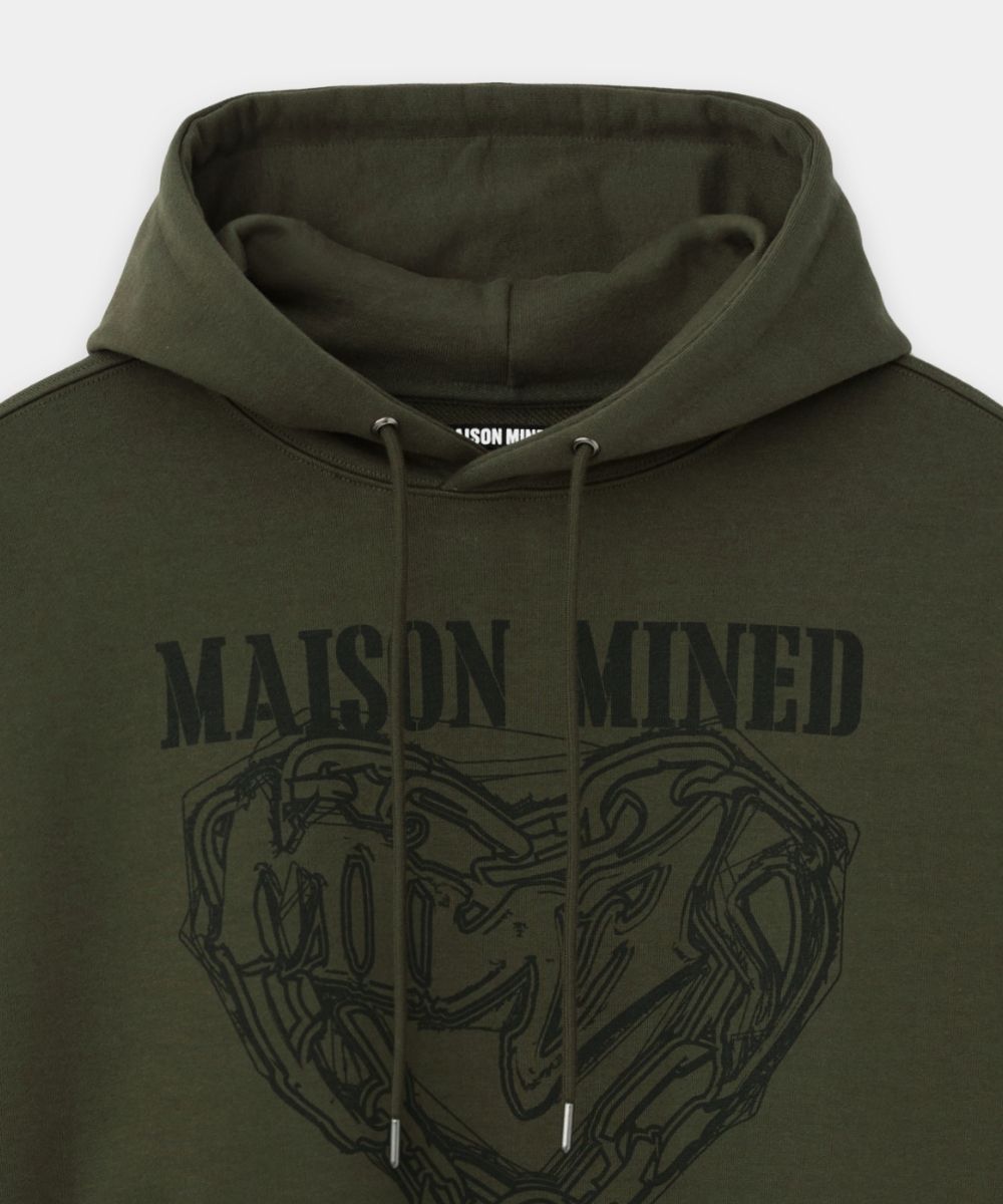【MAISON MINED】24FW★ DOODLE HEART SWEATSHIRTS MUSINSA | MAISON MINED [5COLOR] DOODLE HEART HOODIE