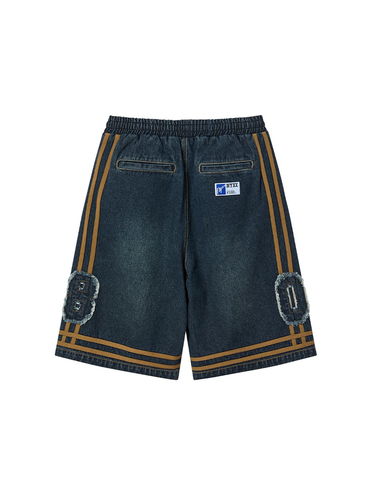 엔와이엑스엑스(NYXX) BASKETBALL DENIM HALF PANTS INDIGO