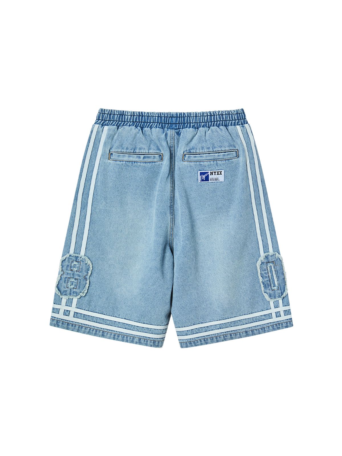 엔와이엑스엑스(NYXX) BASKETBALL DENIM HALF PANTS LIGHT BLUE