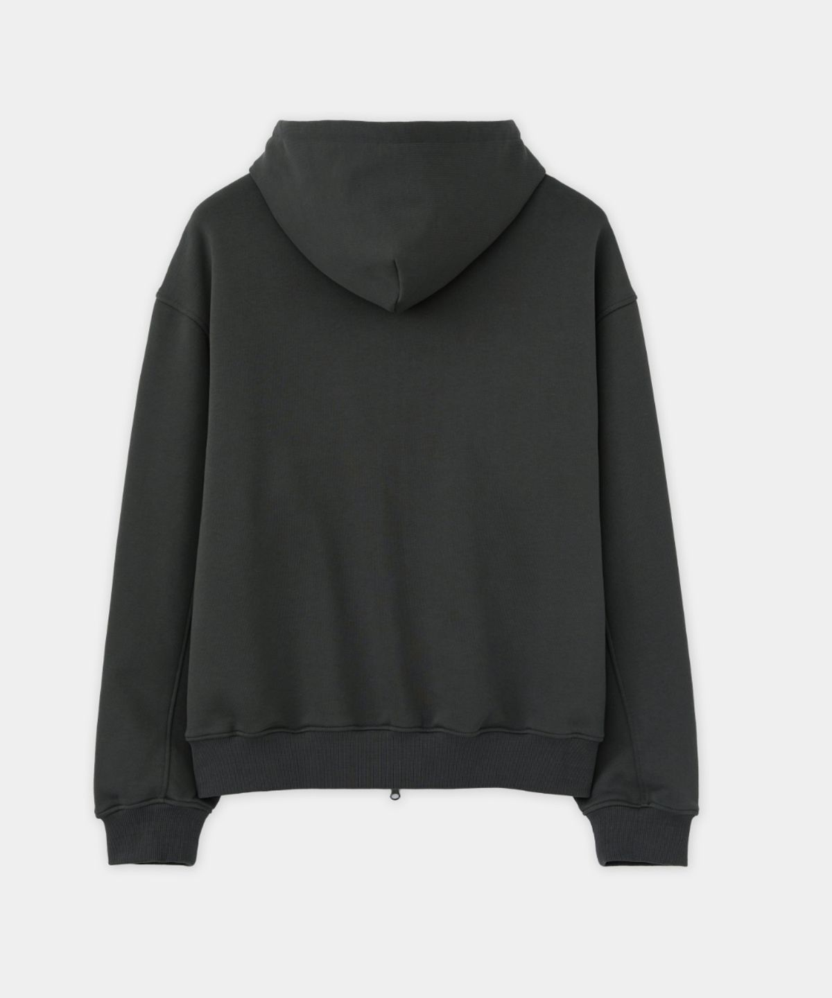 메종미네드(MAISON MINED) DOODLE HEART HOODIE ZIP UP CHARCOAL